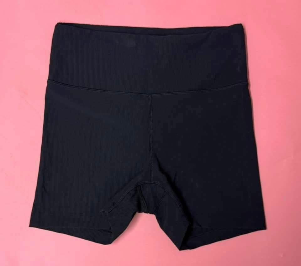 Ribbed Biker Shorts