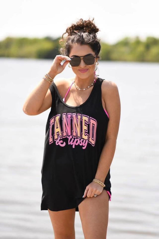Tanned & Tipsy Tank