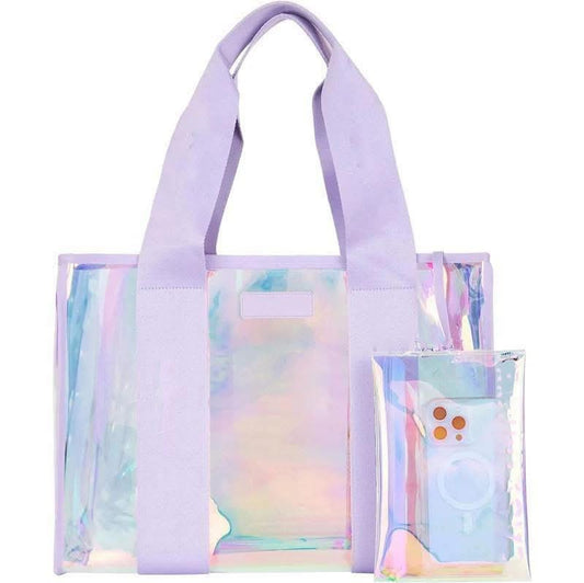Holographic Beach Tote