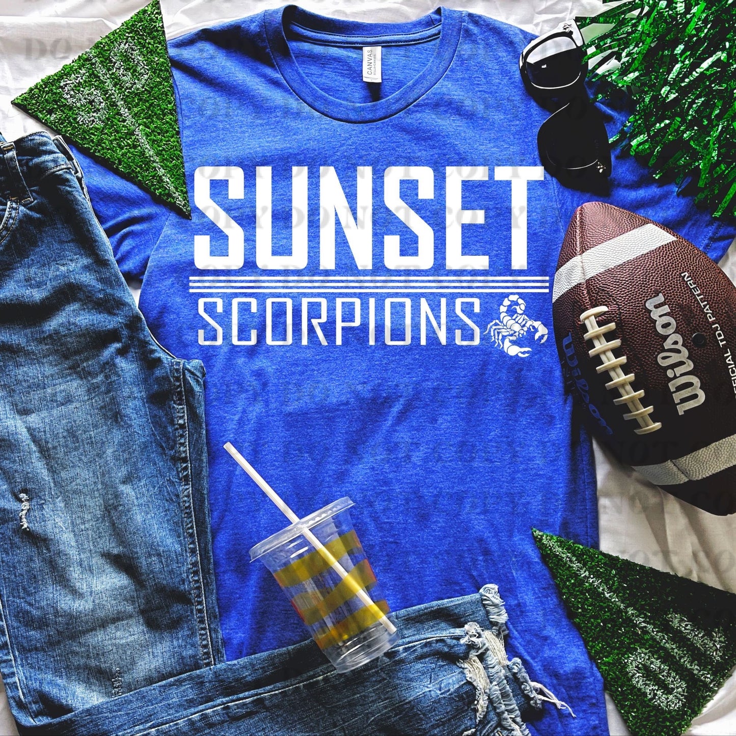 Sunset Scorpions Blue