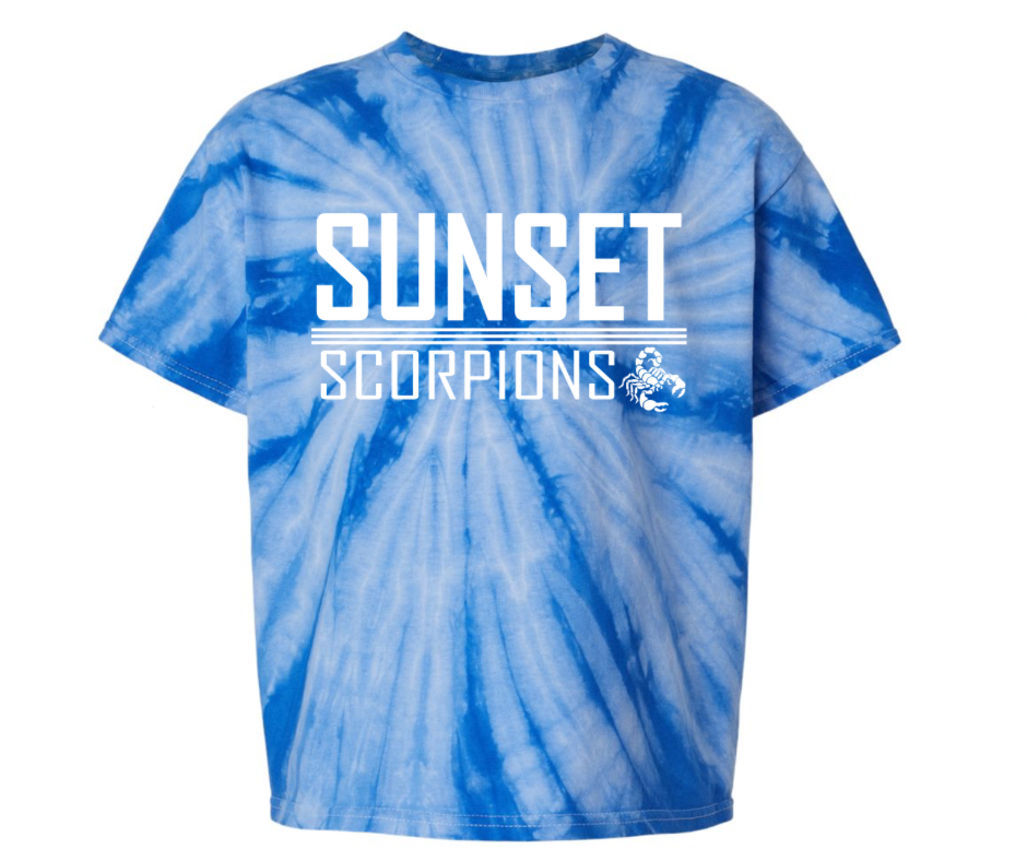 Sunset Tie Dye - BLUE