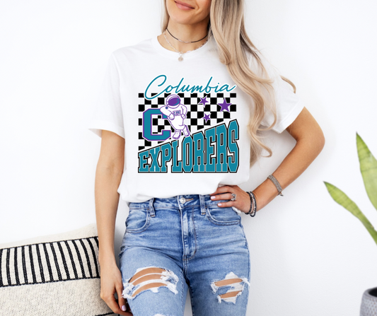 Columbia Explorers Mascot Slant